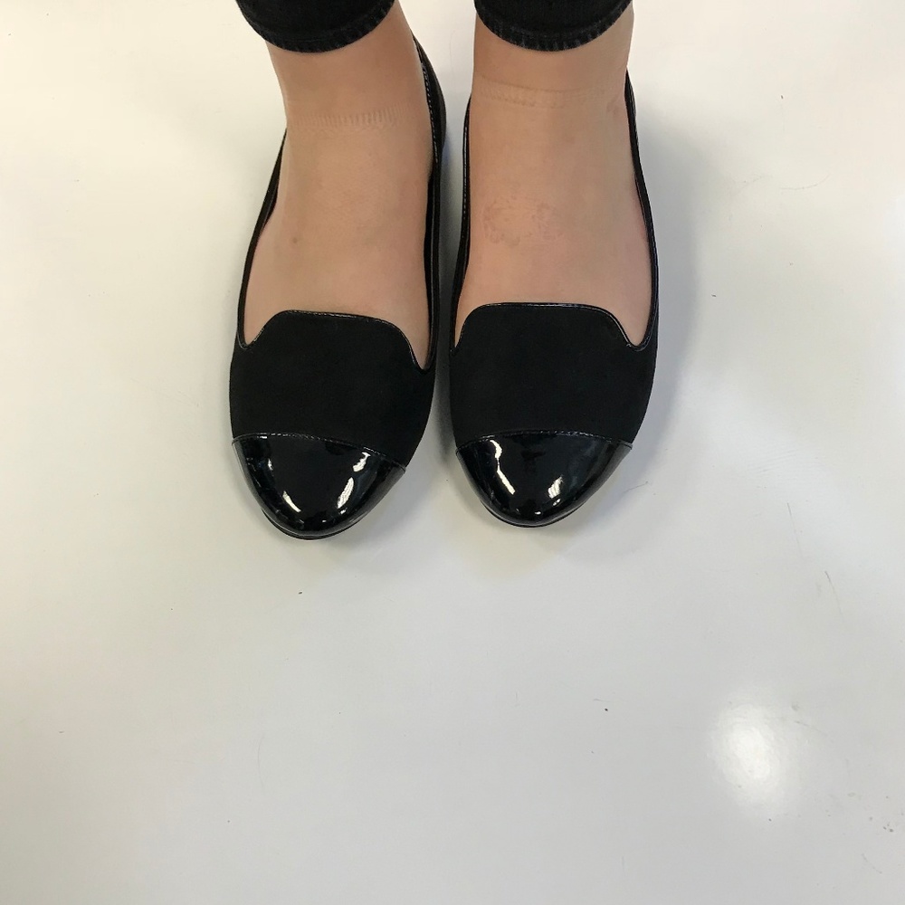 black CATO flats